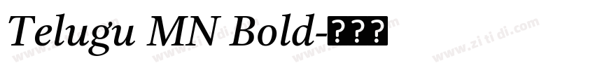 Telugu MN Bold字体转换 Telugu MN Bold字体转换